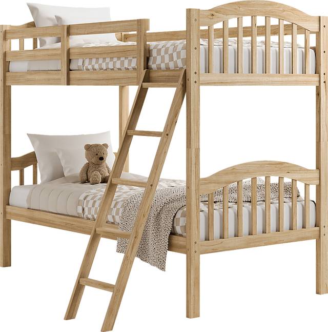 Kids Maglo Natural Twin/Twin Bunk Bed - Thumbnail - Image 10