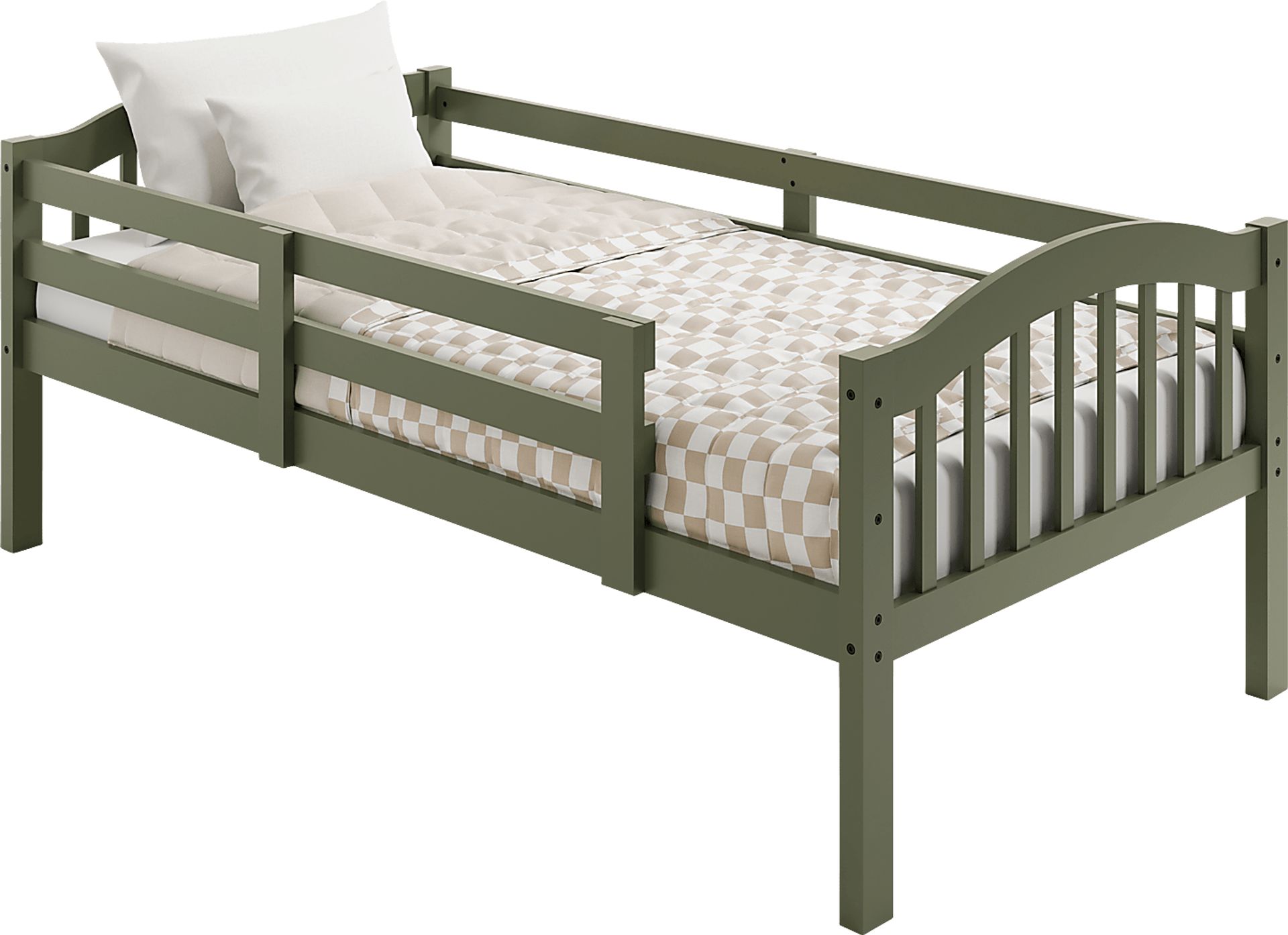 Kids Maglo Olive Twin/Twin Bunk Bed - Image 5