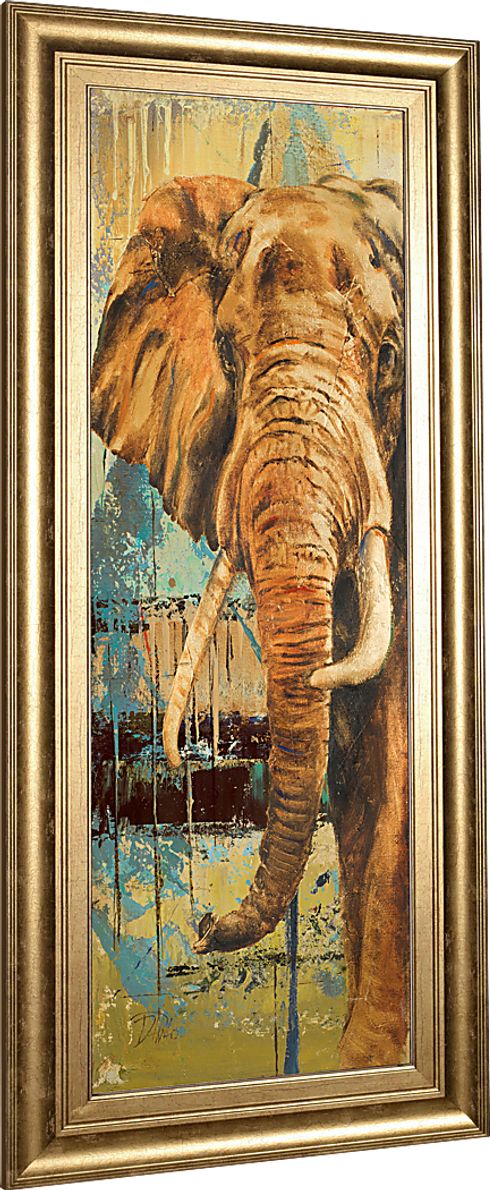 Kids Magnificent Elephant Beige Artwork