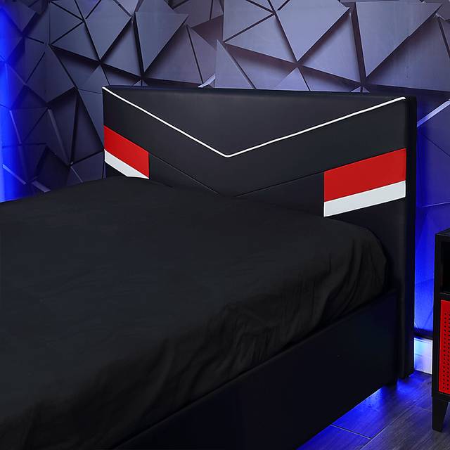 Kids Mahine I Black Full Gaming Bed - Thumbnail - Image 7