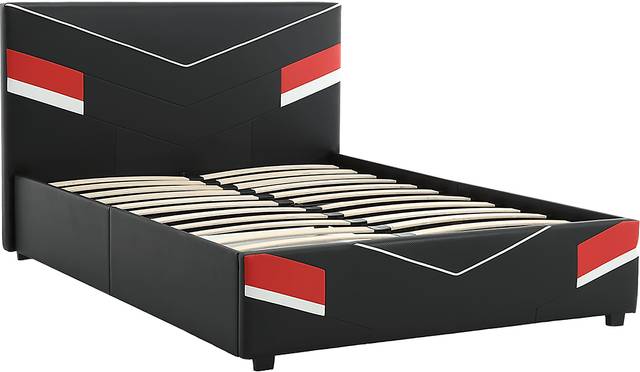 Kids Mahine I Black Full Gaming Bed - Thumbnail - Image 1
