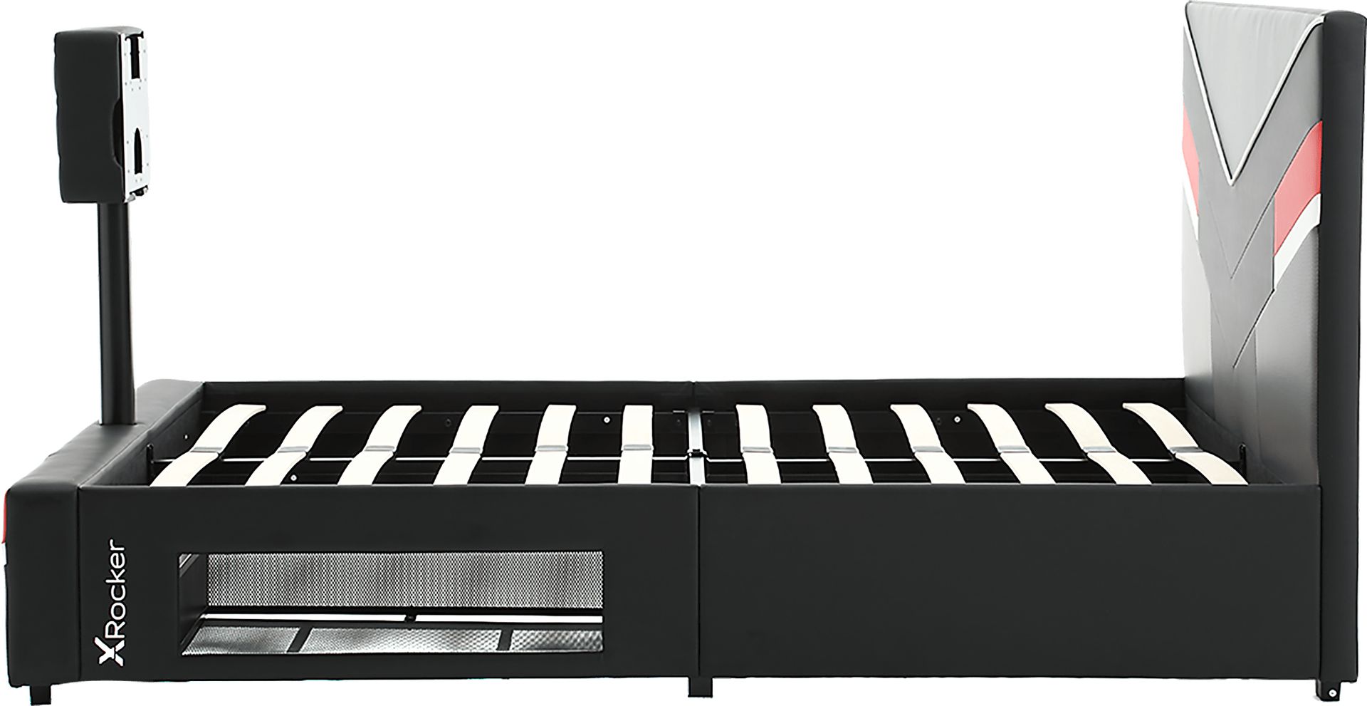 Kids Mahine II Black Full Gaming Bed with TV Mount - Image 5