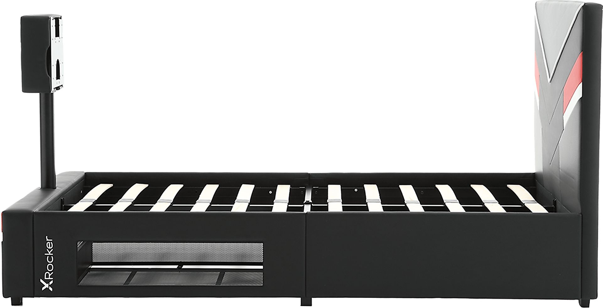 Kids Mahine II Black Twin Gaming Bed with TV Mount - Image 4