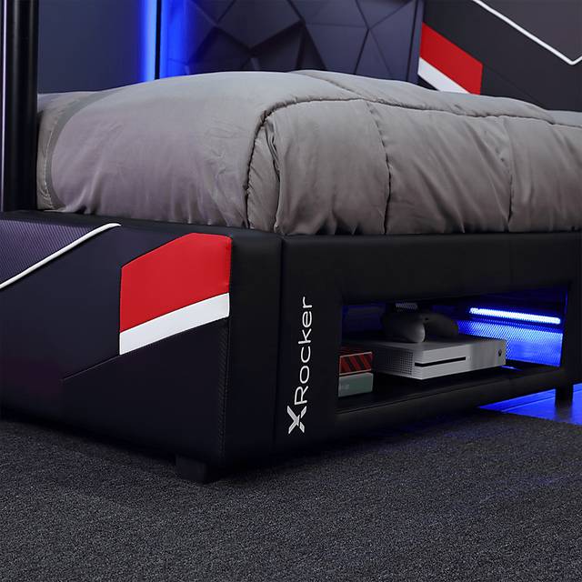 Kids Mahine II Black Twin Gaming Bed with TV Mount - Thumbnail - Image 7