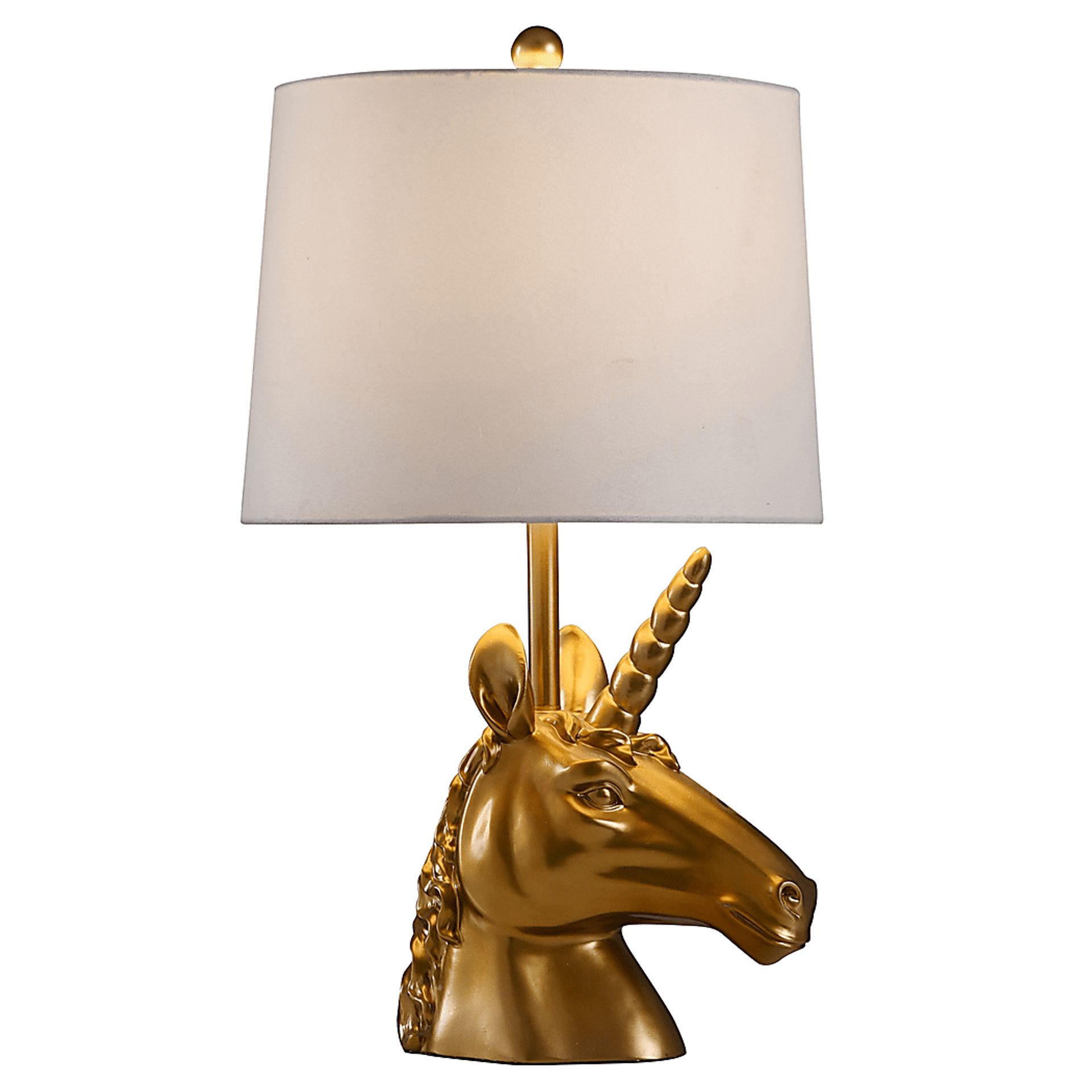 Kids Majestic Unicorn Gold Lamp - Image 2