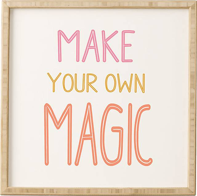 Kids Make Your Own Magic Pink Wall Art - Thumbnail - Image 1
