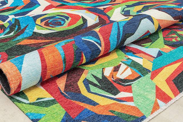 Kids Makuza Multi 5'3 x 7 Rug - Thumbnail - Image 4
