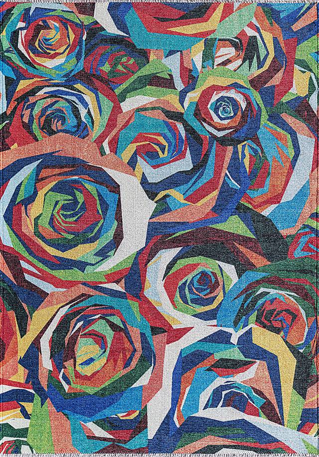 Kids Makuza Multi 5'3 x 7 Rug - Thumbnail - Image 1