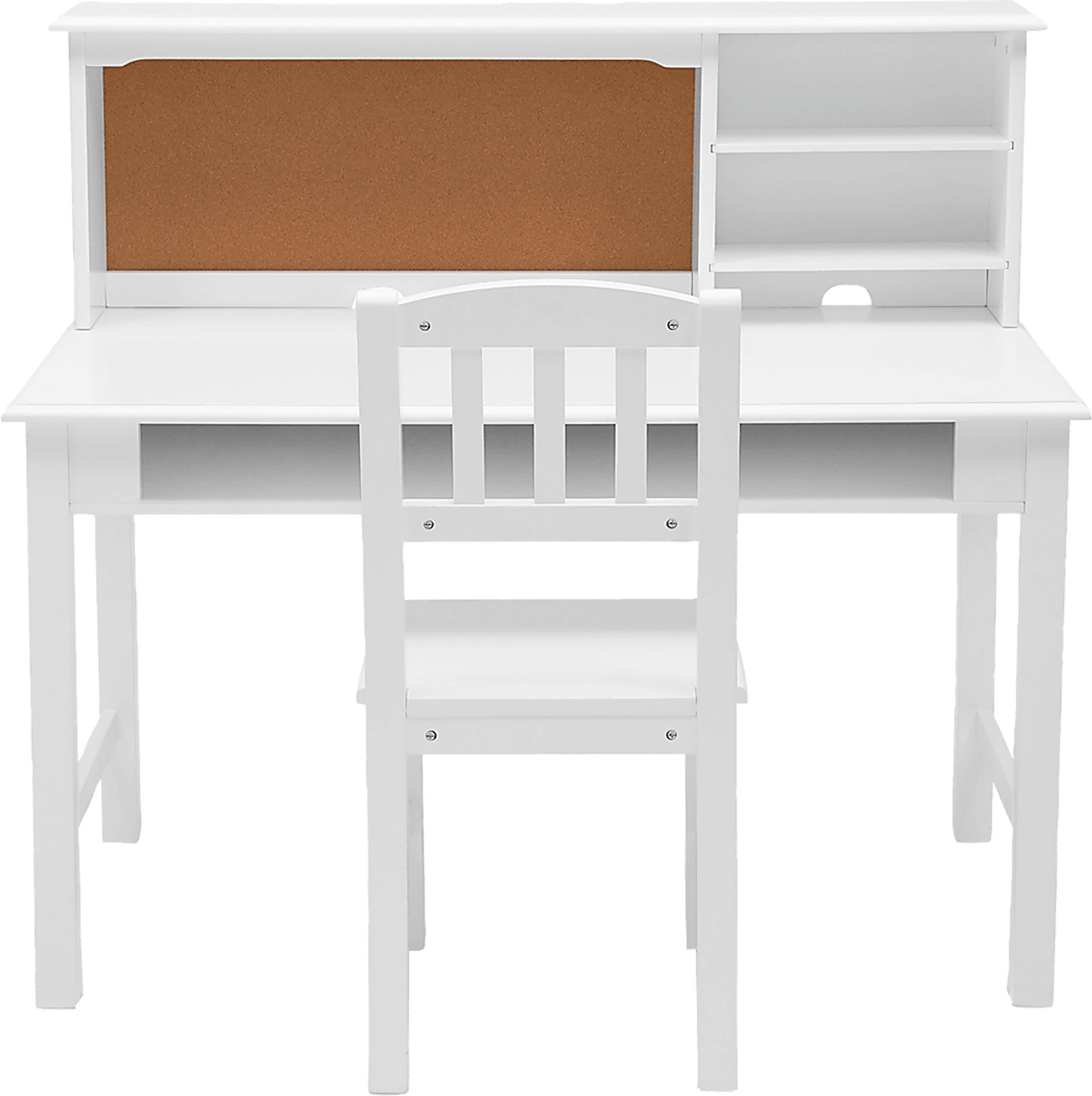 Kids Maldas White Desk and Chair Set - Image 8