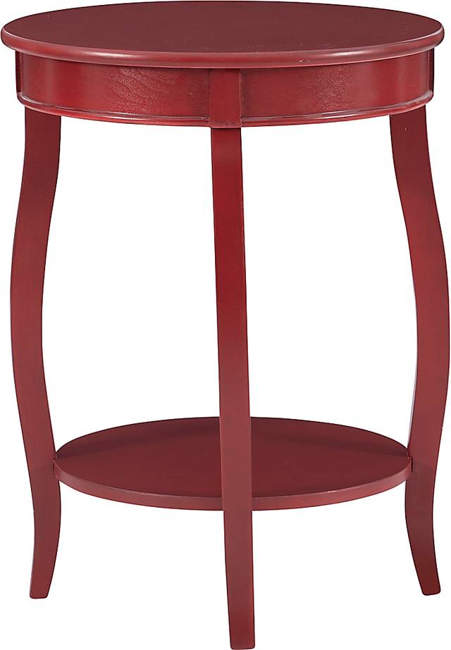 Kids Maliory Red Accent Table - Thumbnail - Image 3