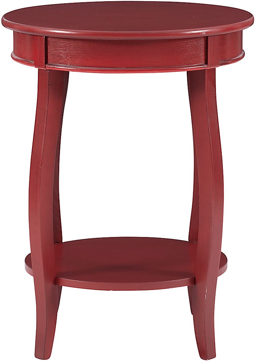 Kids Maliory Red Accent Table