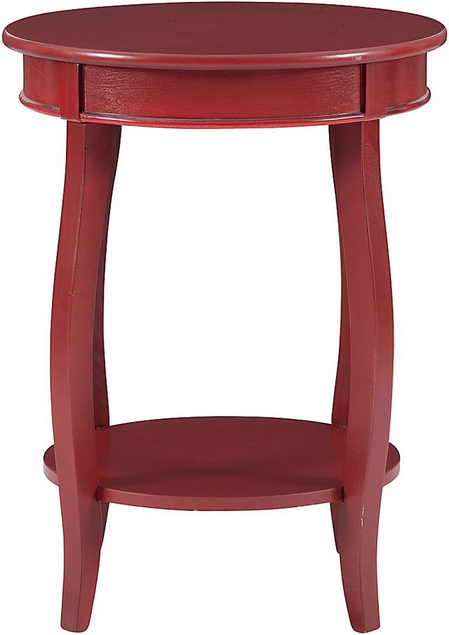 Kids Maliory Red Accent Table - Thumbnail - Image 4