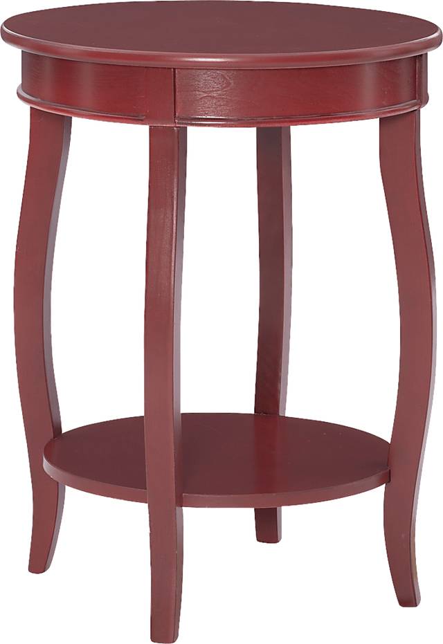 Kids Maliory Red Accent Table - Thumbnail - Image 1