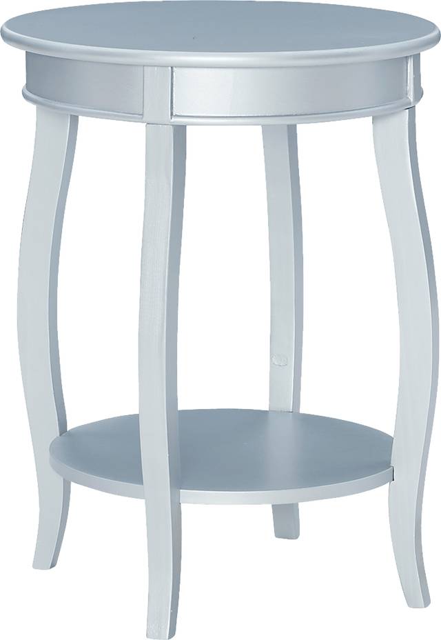 Kids Maliory Silver Accent Table - Thumbnail - Image 1