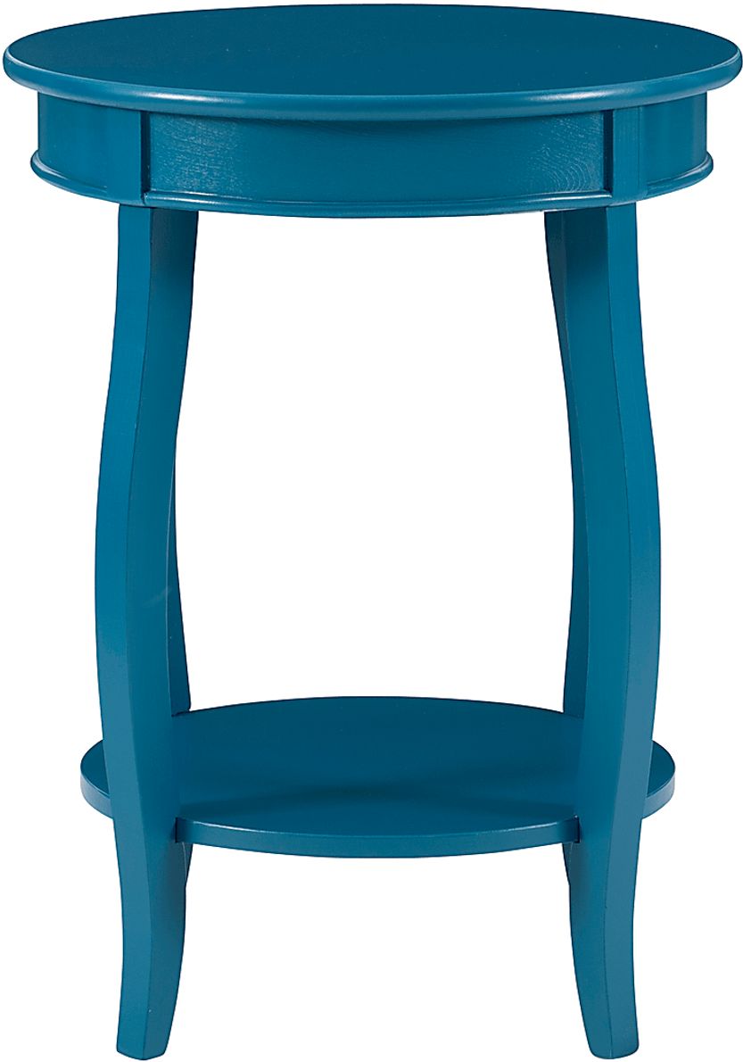 Kids Maliory Teal Accent Table
