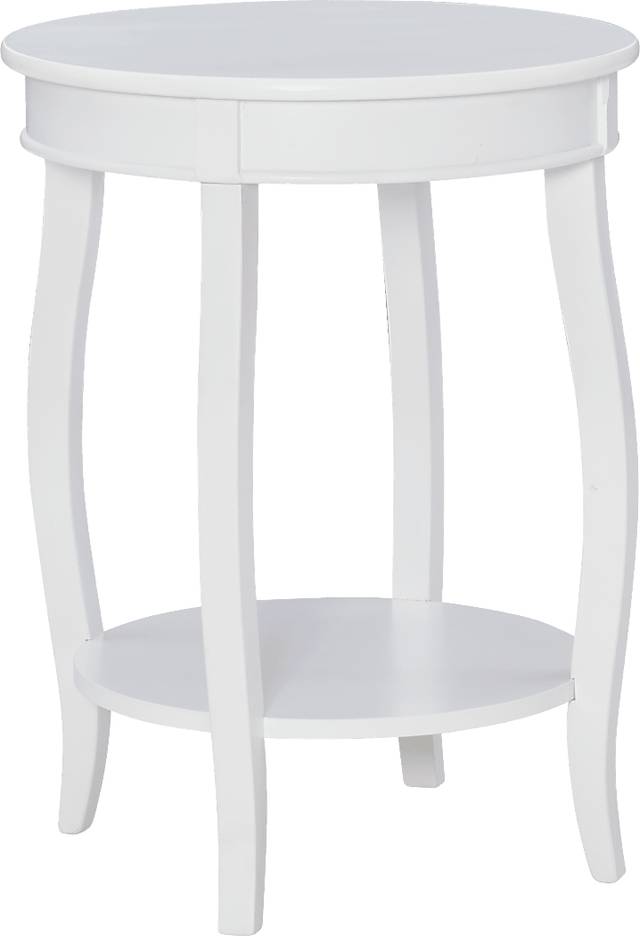 Kids Maliory White Accent Table - Thumbnail - Image 1
