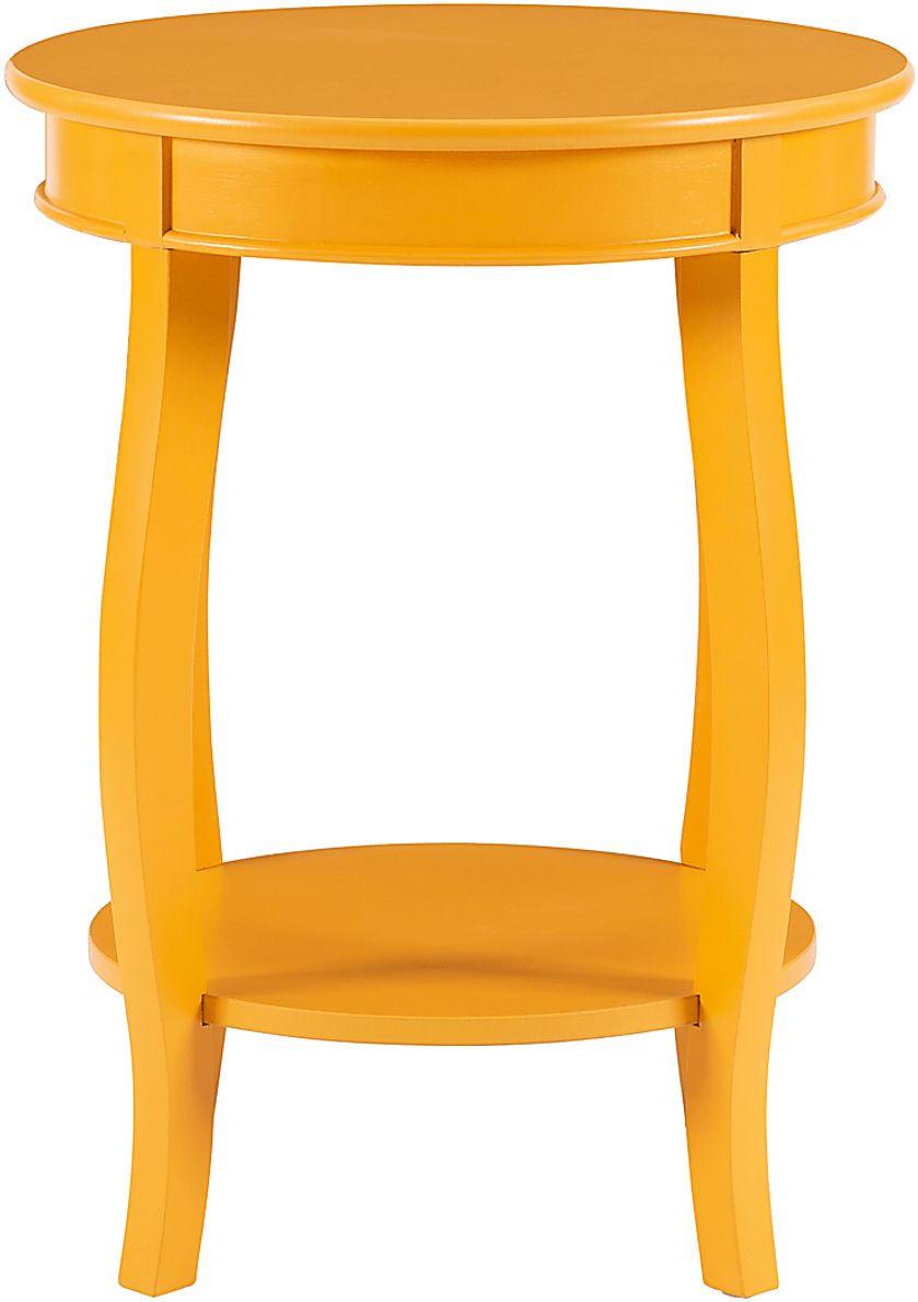 Kids Maliory Yellow Accent Table