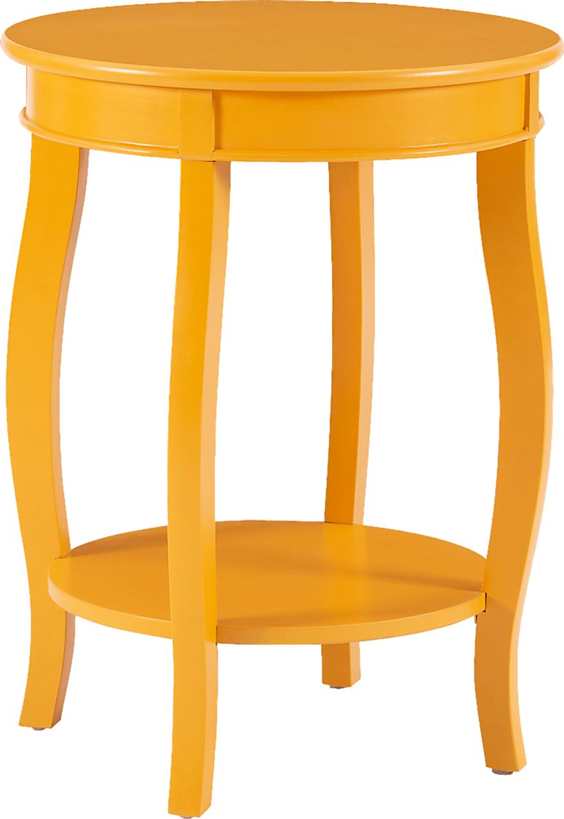 Kids Maliory Yellow Accent Table