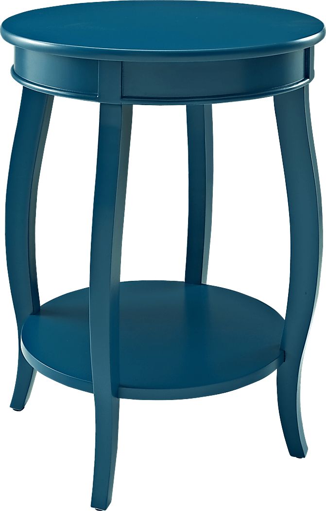 Kids Maliory Teal Accent Table Rooms To Go