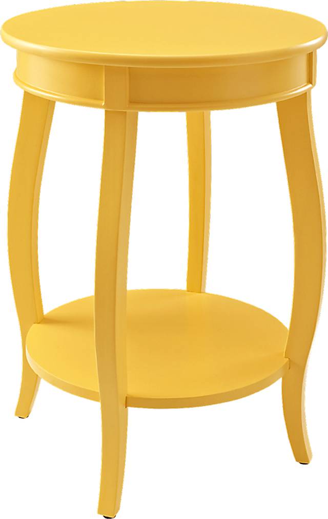 Kids Maliory Yellow Accent Table - Thumbnail - Image 1