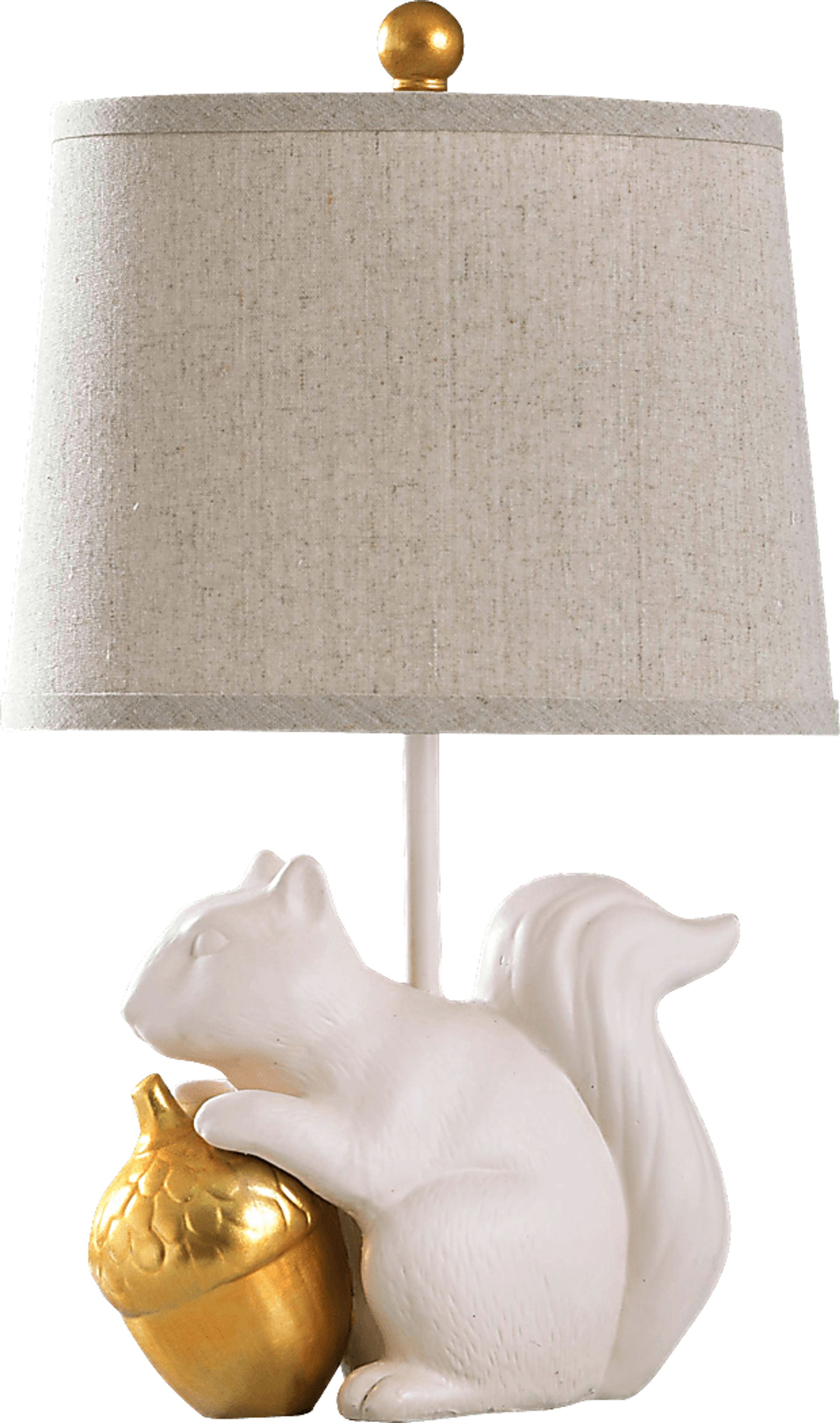 Kids Maple Lane Squirrel Cream Lamp - Image 1