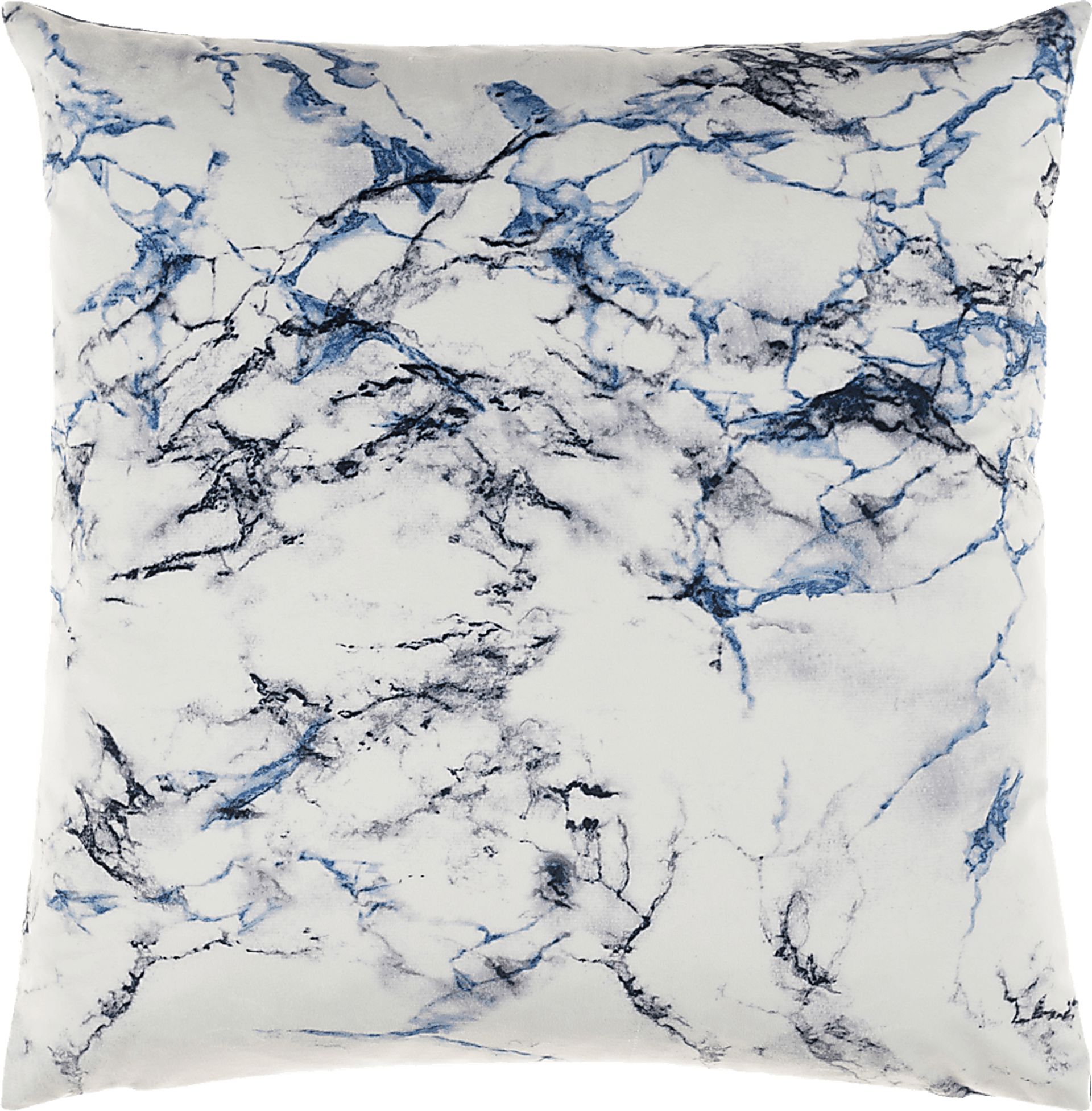 Kids Marble Cloud Charcoal Accent Pillow - Image 1