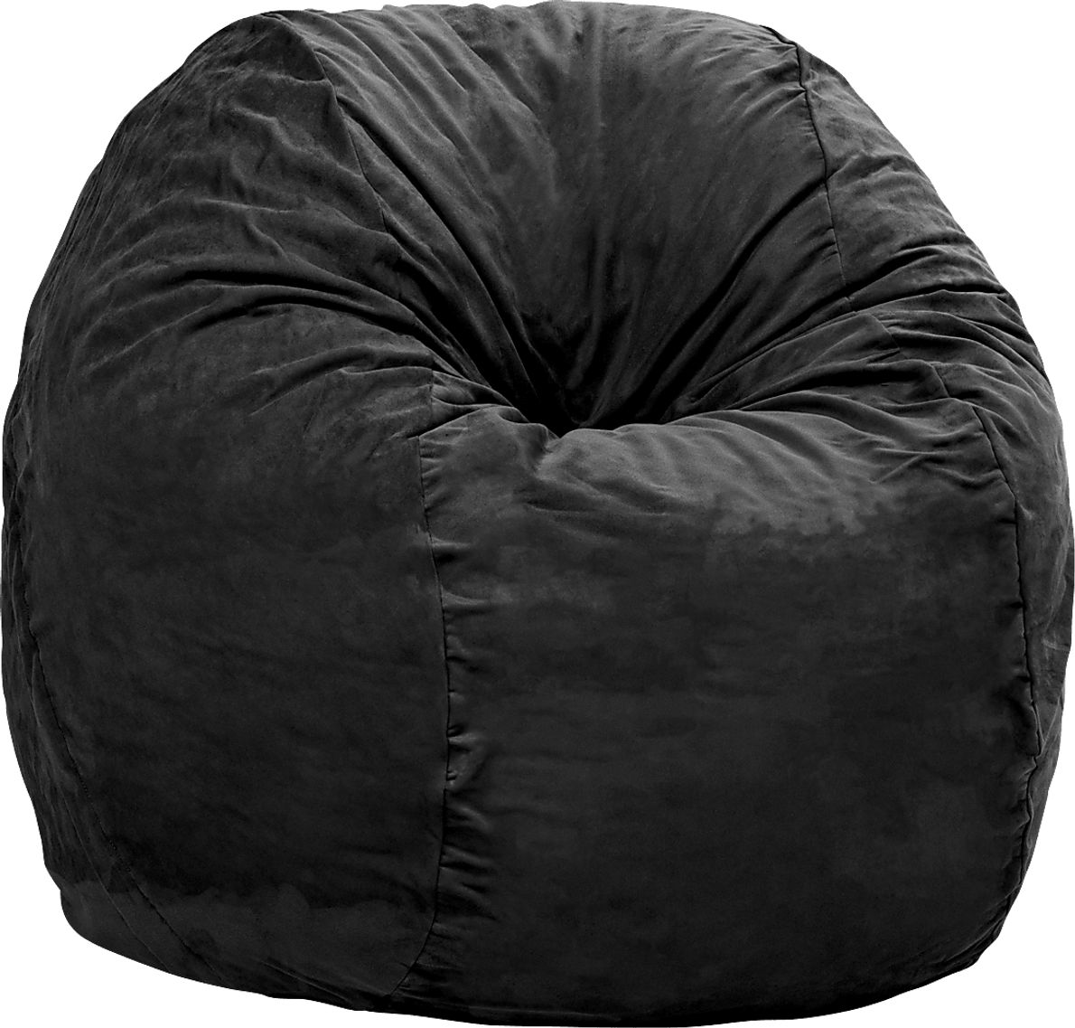 Kids Marshmellow Black Large Bean Bag Chair - Rooms To Go