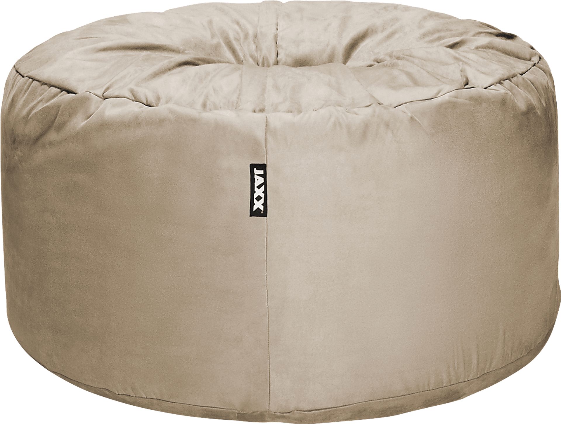 Kids Marshmellow Tan Bean Bag Chair - Image 1