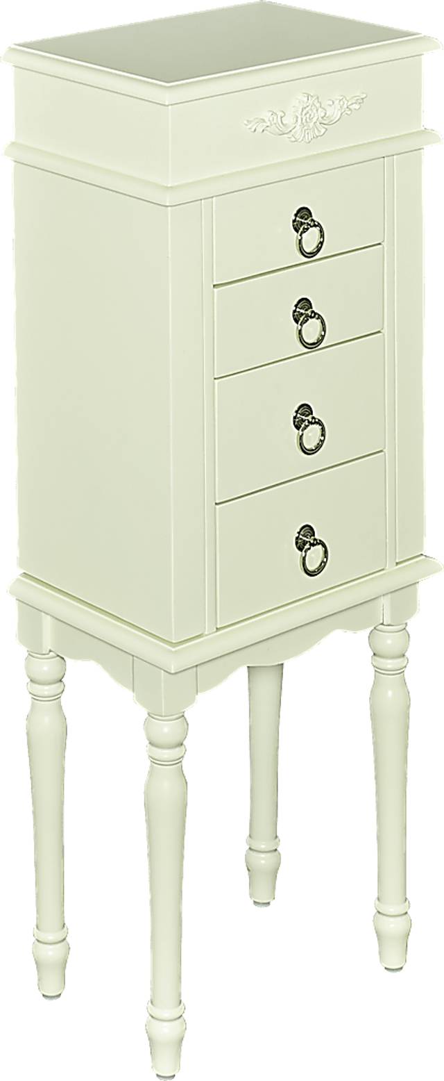 Kids Maryanne Beige Jewelry Armoire - Thumbnail - Image 1