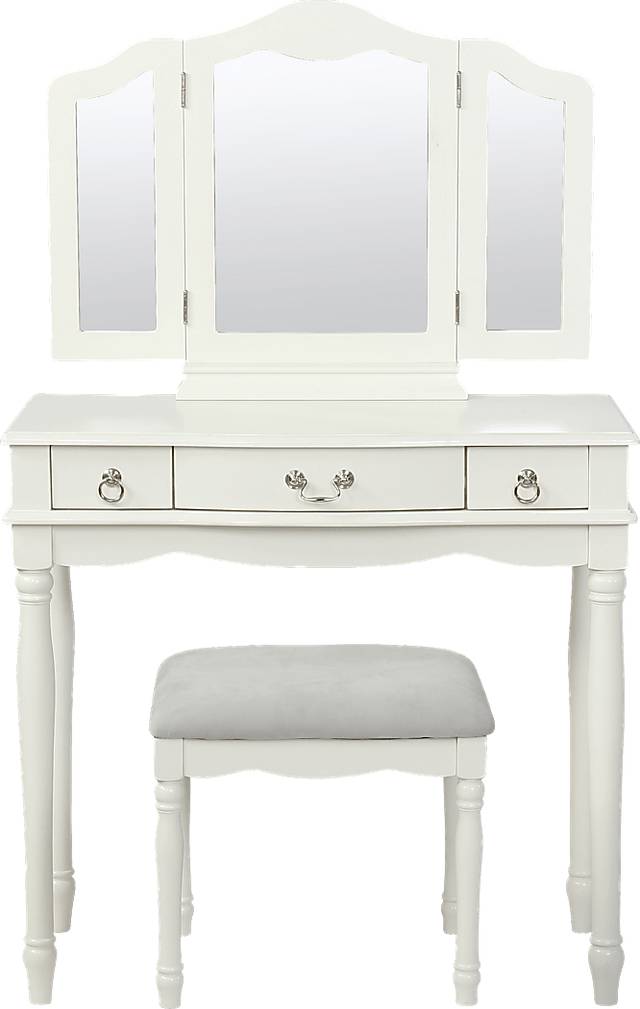 Kids Maryanne Beige Vanity Set - Thumbnail - Image 1