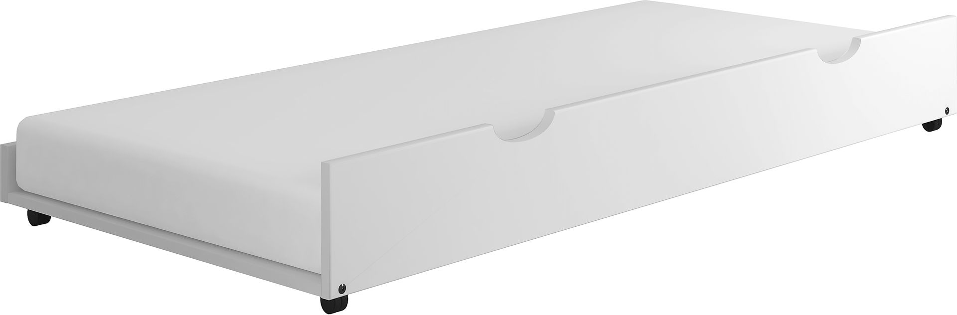 Kids Matej II White Twin/Full Bunk Bed with Trundle - Image 3