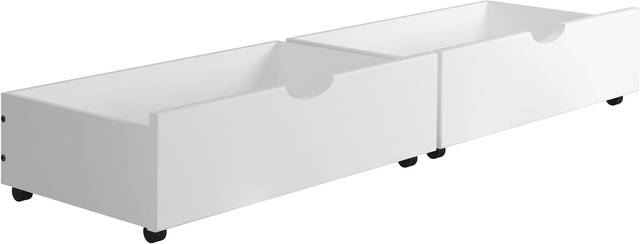 Kids Matej III White Twin/Full Bunk Bed with Drawers - Thumbnail - Image 3