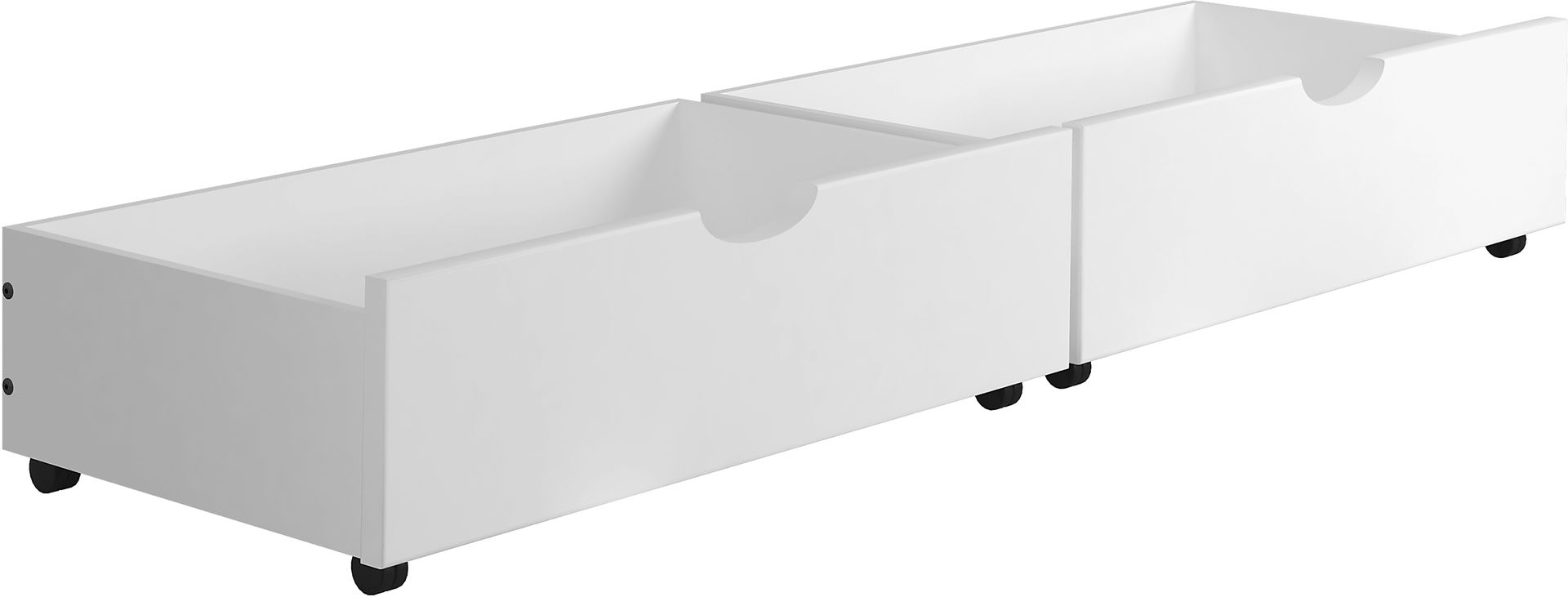 Kids Matej III White Twin/Full Bunk Bed with Drawers - Image 3