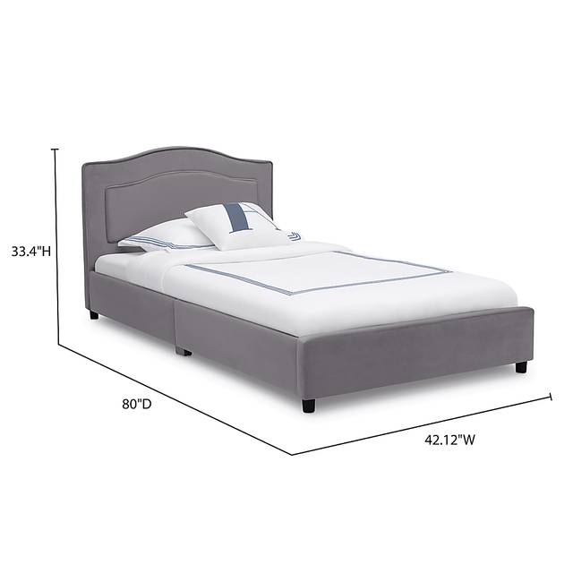 Kids Mebrie Gray Twin Bed - Thumbnail - Image 8