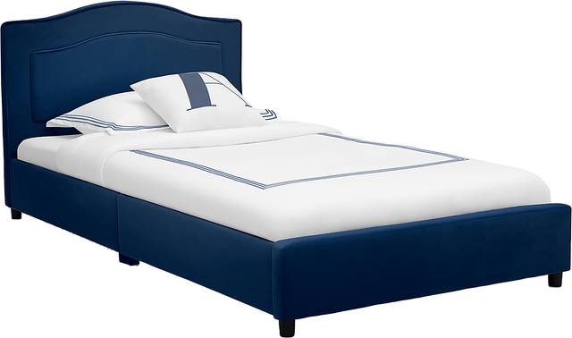 Kids Mebrie Navy Twin Bed - Thumbnail - Image 1