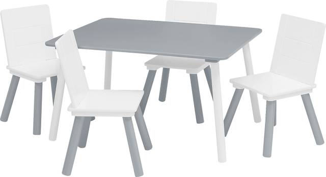 Kids Mellei Gray/White Table Set - Thumbnail - Image 4