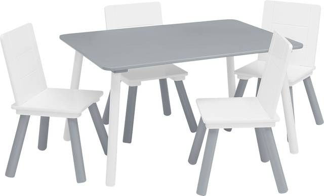 Kids Mellei Gray/White Table Set - Thumbnail - Image 1