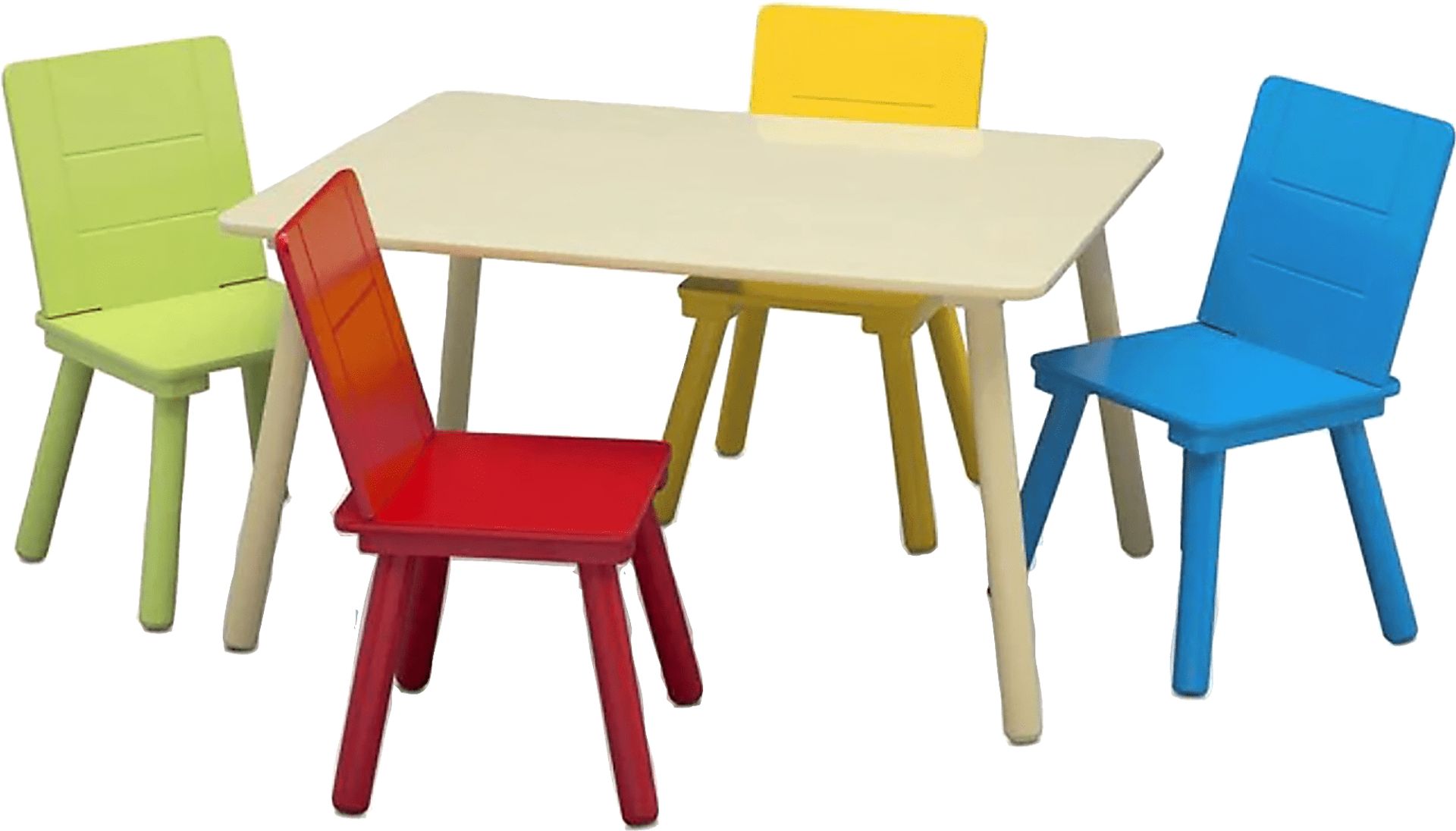Kids Mellei Natural/Multi Table Set - Image 1