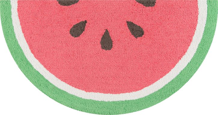 Kids Melon Love Red 1'6 x 3' Rug