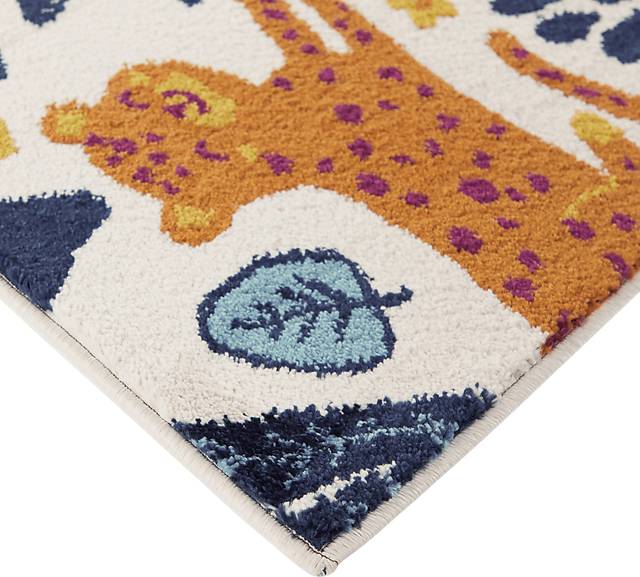 Kids Mercado White 5'3 x 7' Rug - Thumbnail - Image 3