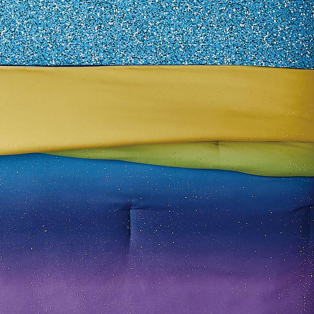 Kids Mermaid Glitter Purple 7 Pc Full Comforter Set - Thumbnail - Image 3