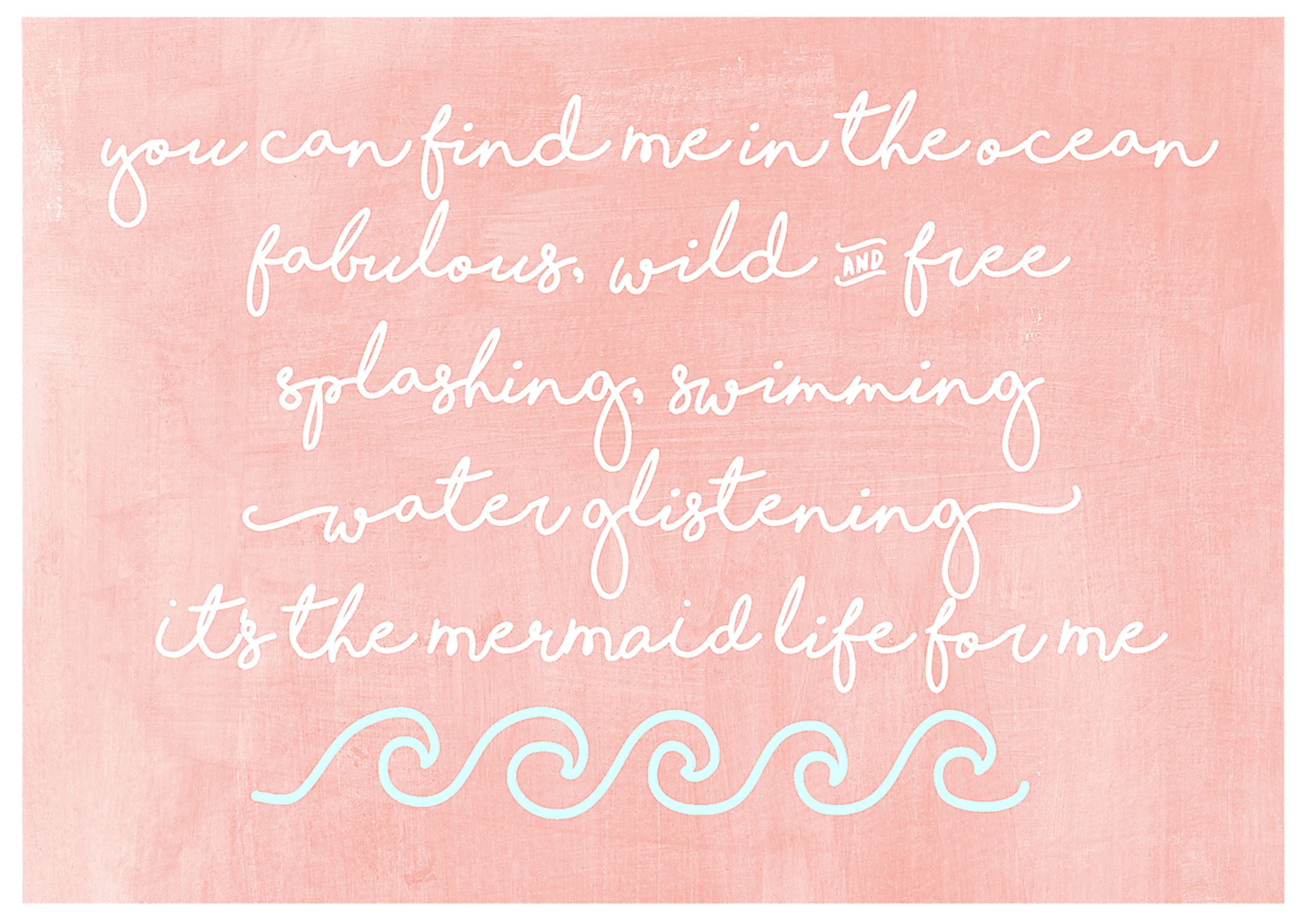 Kids Mermaid Life Inspiration Artwork - Image 1