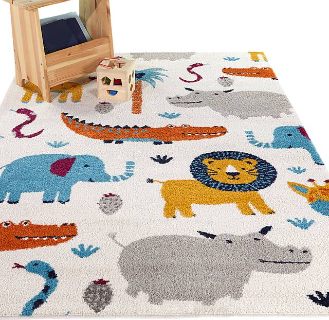 Kids Merrimont Cream 4'4 x 6' Rug - Thumbnail - Image 2