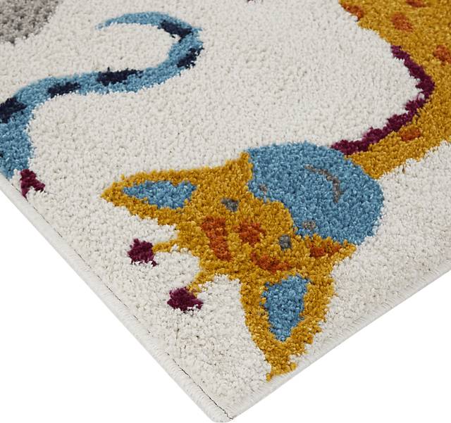 Kids Merrimont Cream 4'4 x 6' Rug - Thumbnail - Image 3