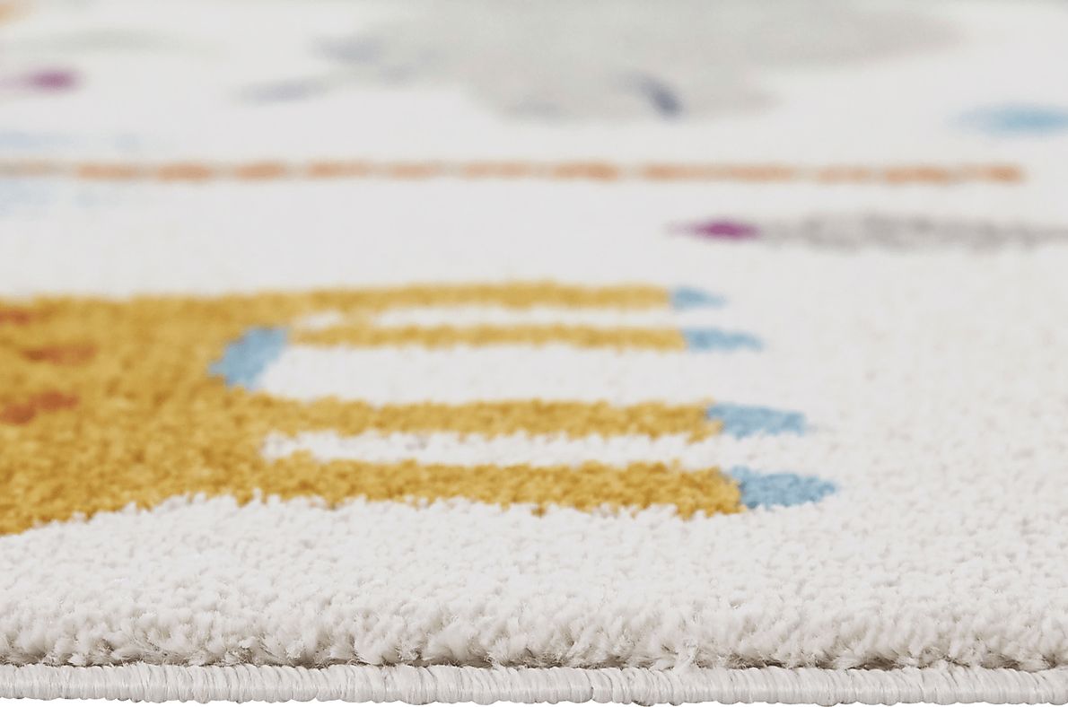 Kids Merrimont Cream 4'4 x 6' Rug