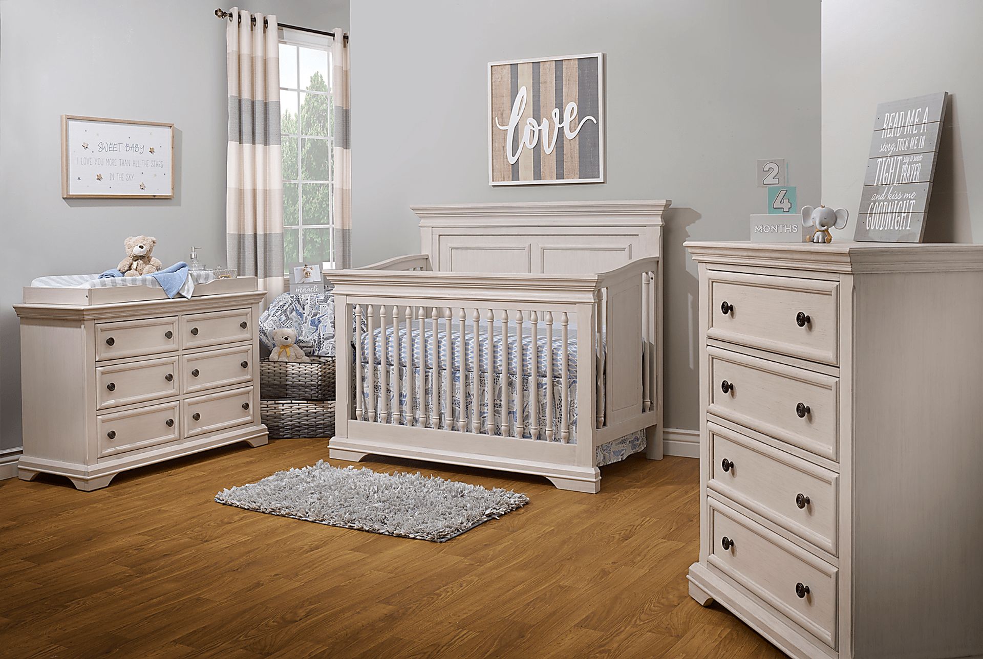Kids Mevhi II Ivory Convertible Crib - Image 2