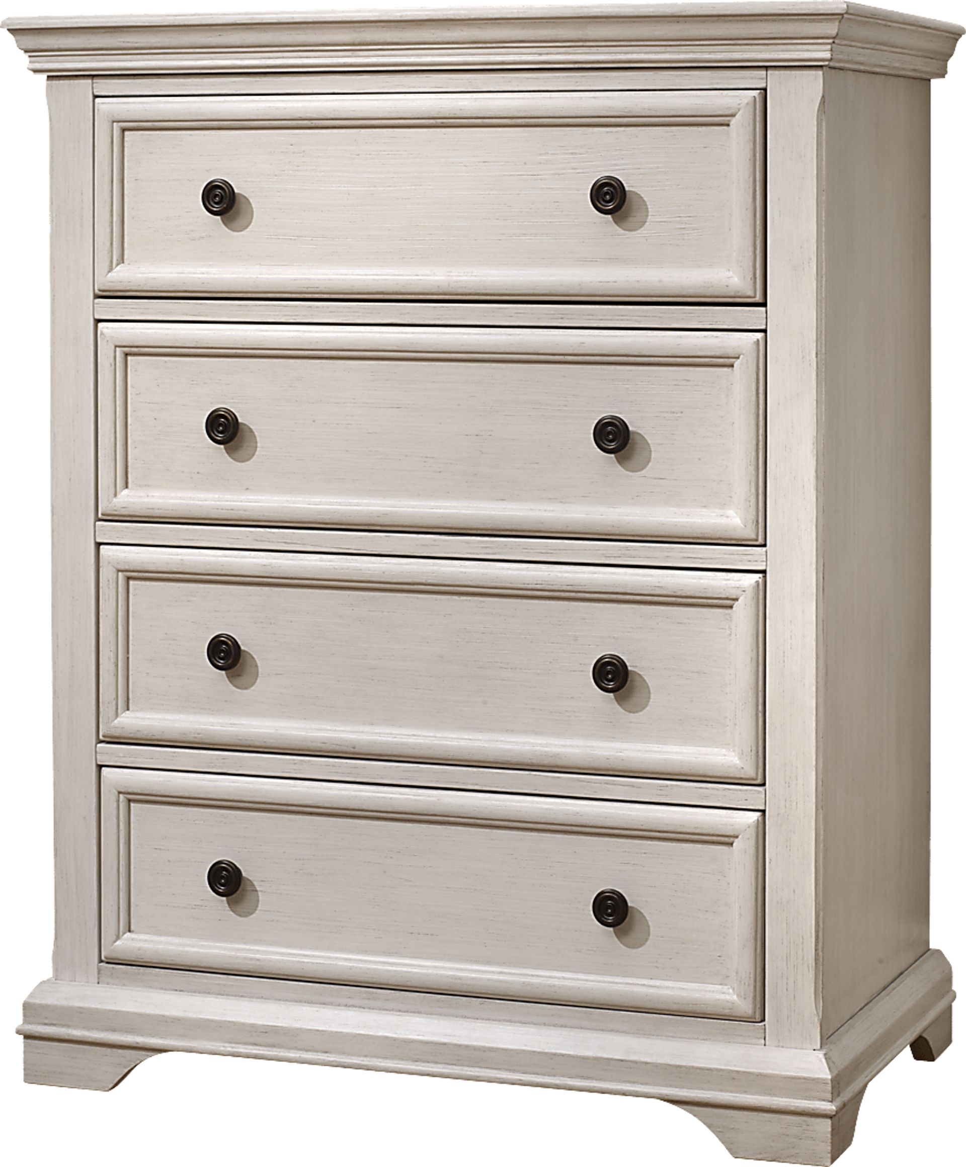 Ivory Light Wood,White 4 Drawer Dresser | Rooms to Go
