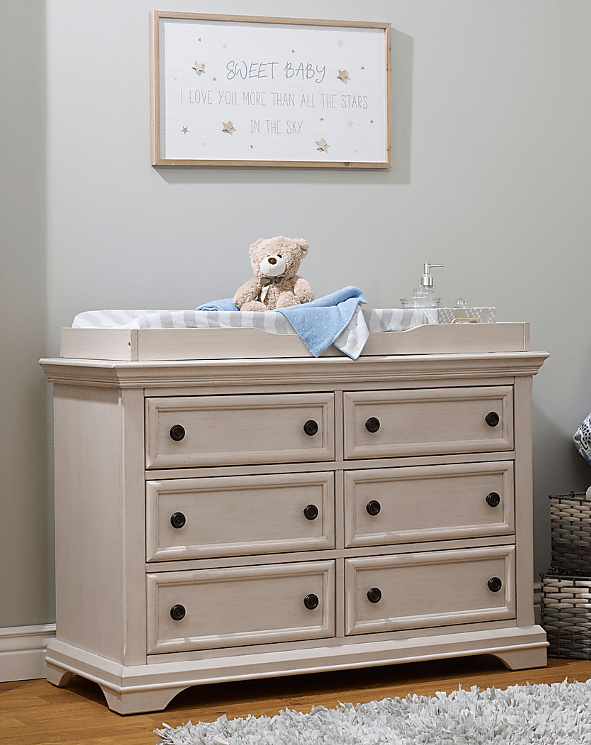 Kids Mevhi Ivory 6 Drawer Dresser - Image 2