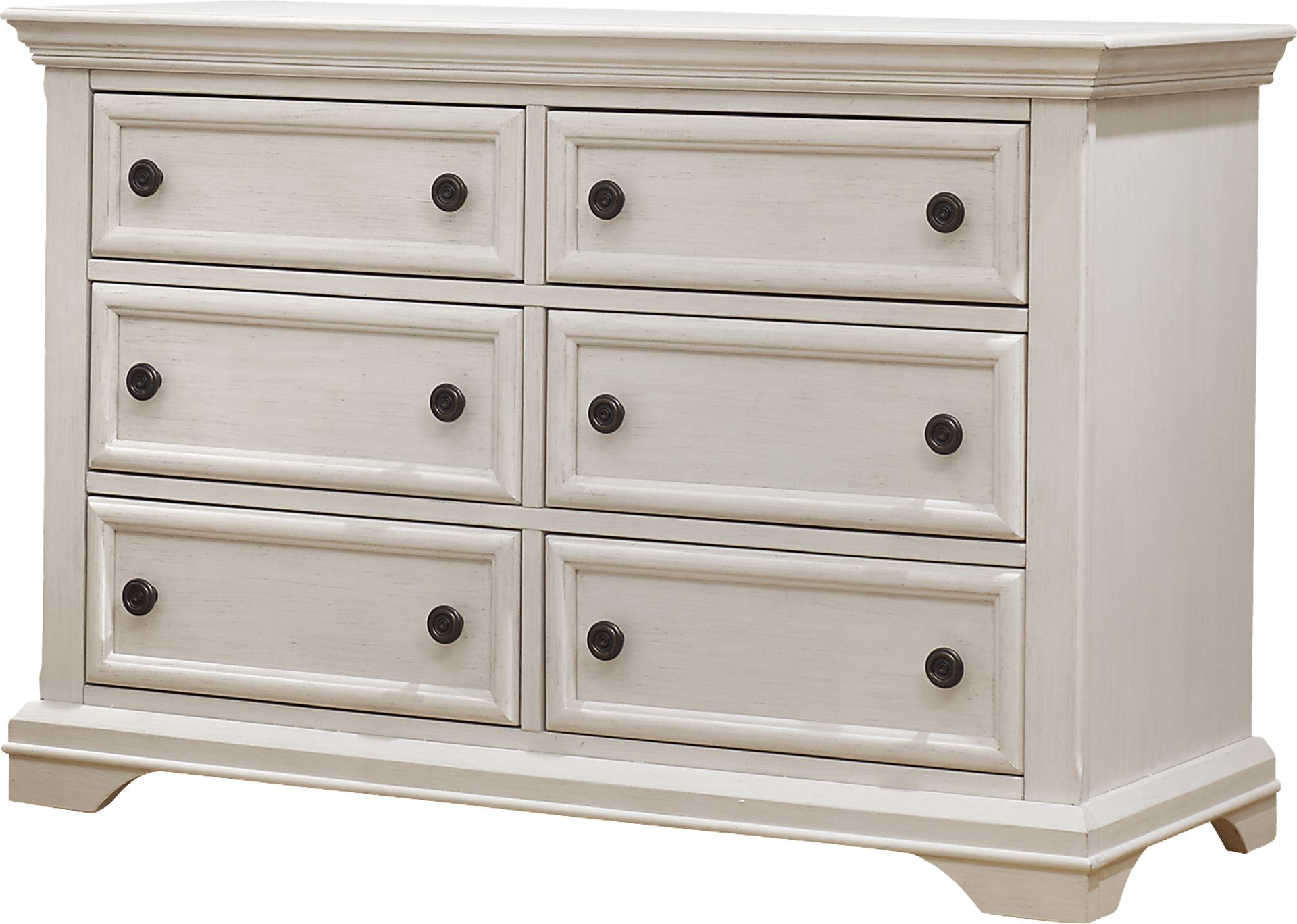Kids Mevhi Ivory 6 Drawer Dresser - Image 1
