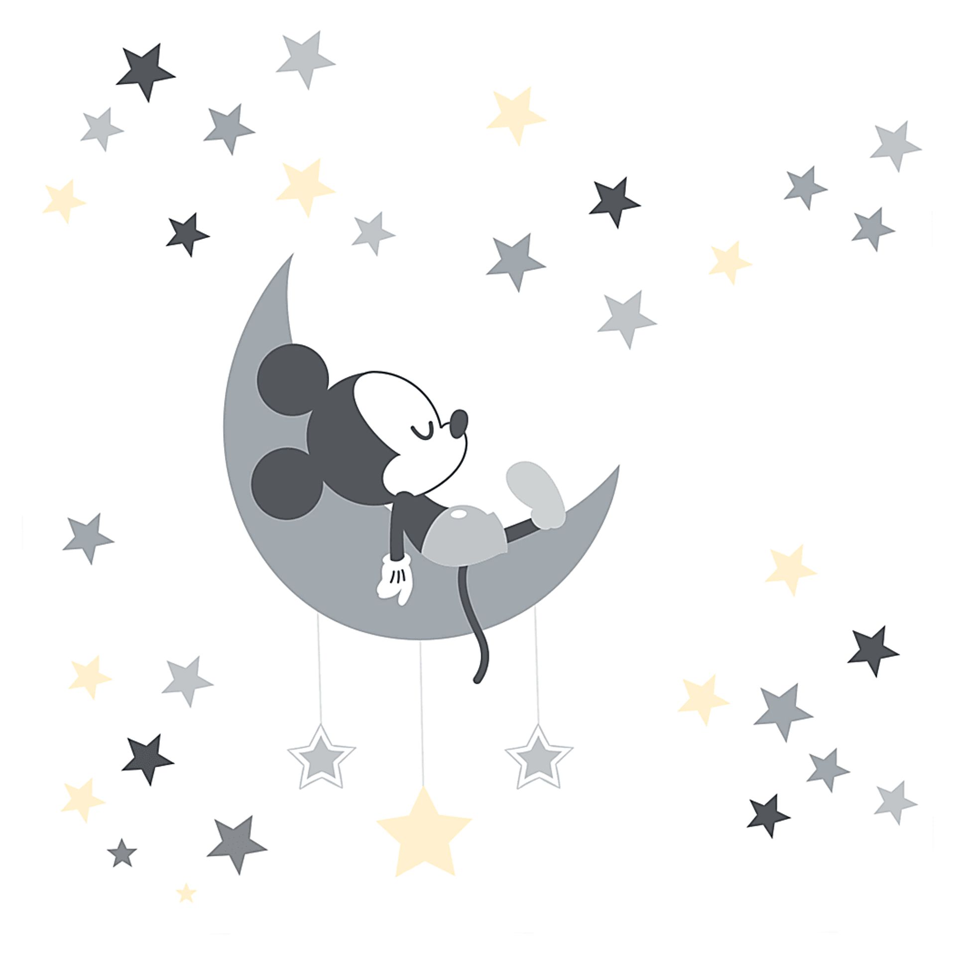 Kids Mickey Mouse Blue Wall Decals - Image 1